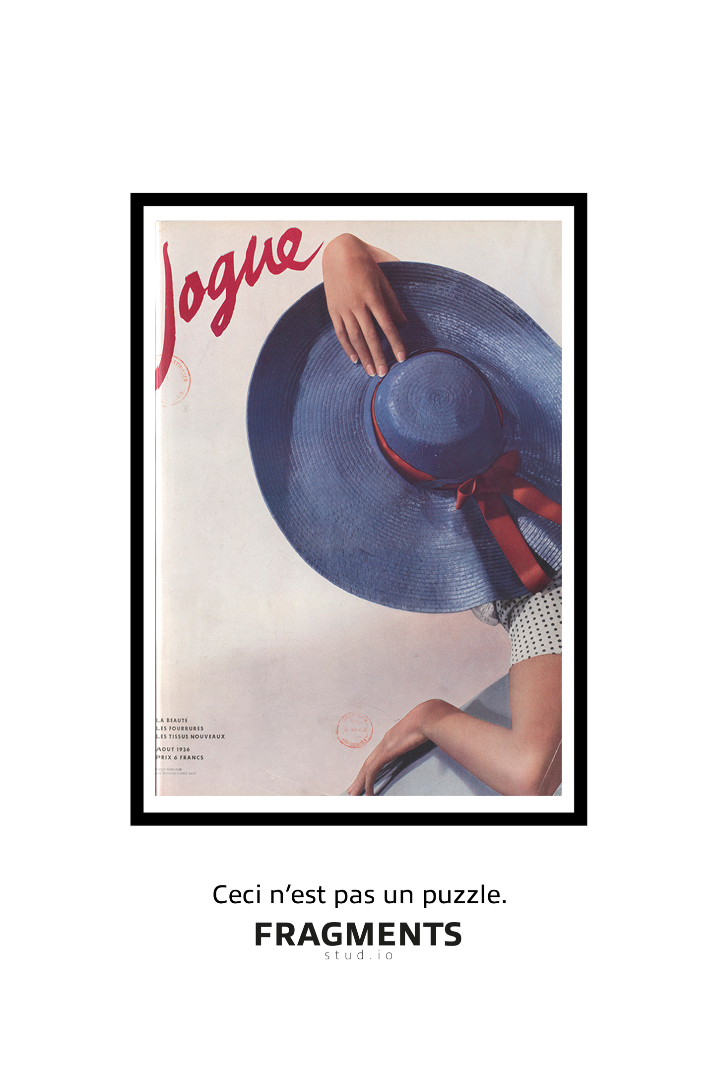 Vogue 1er août 1936 "Chapeau"