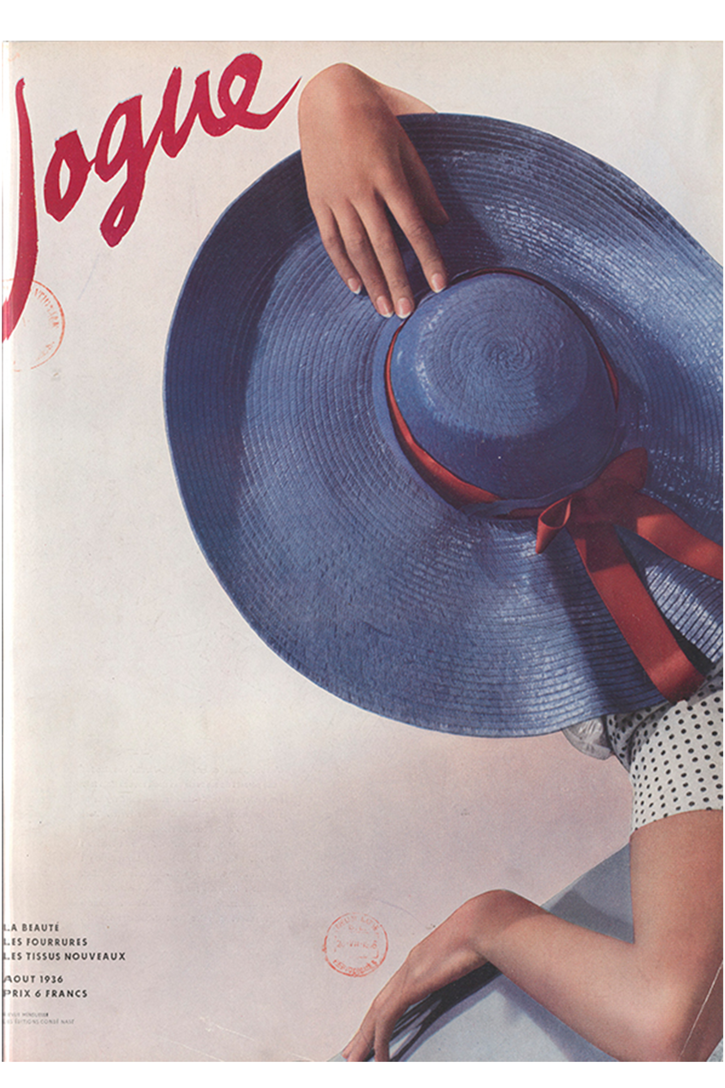 Vogue 1er août 1936 "Chapeau"
