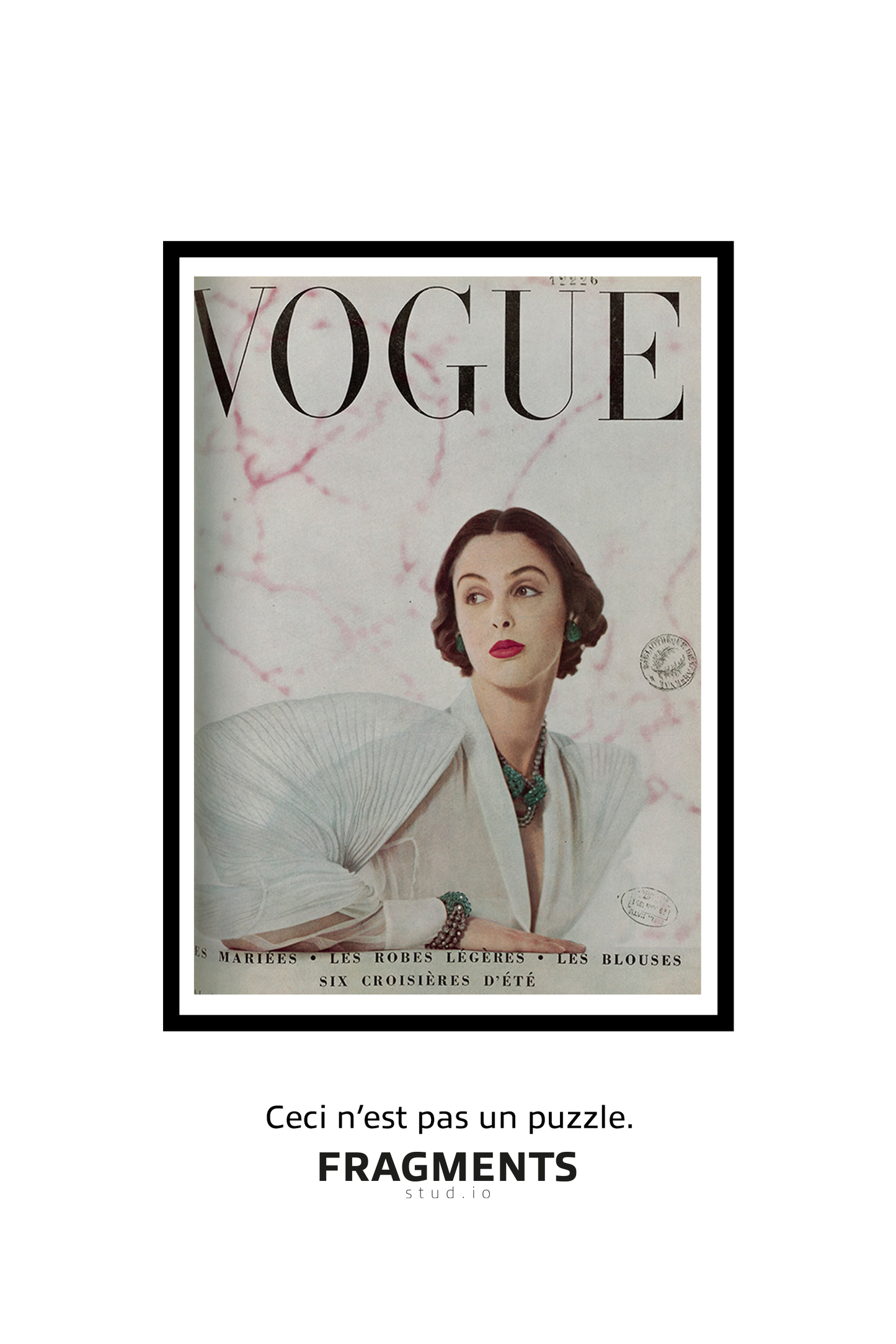 Vogue 1er mai 1951 "Mariée"