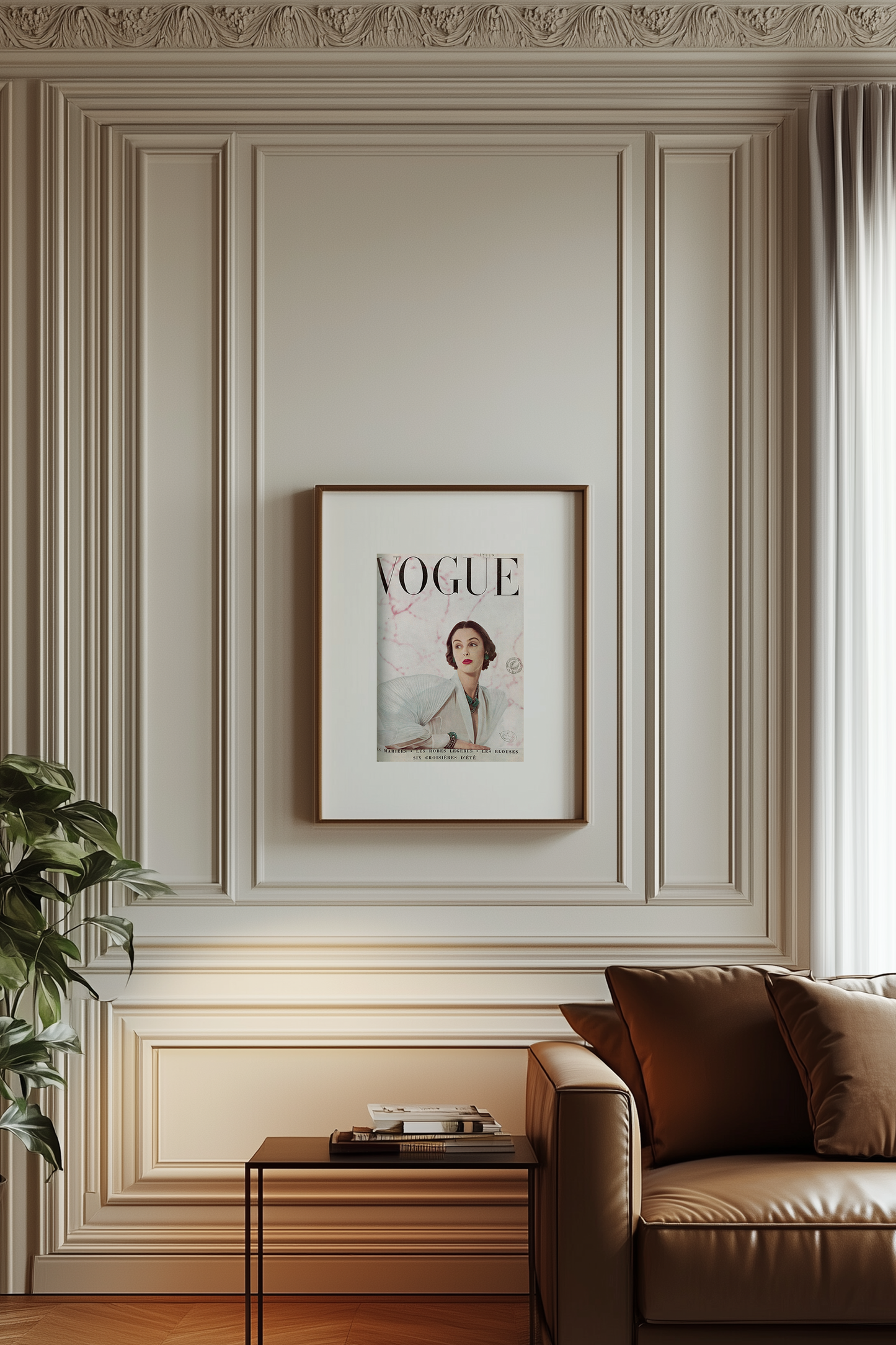 Vogue 1er mai 1951 "Mariée"